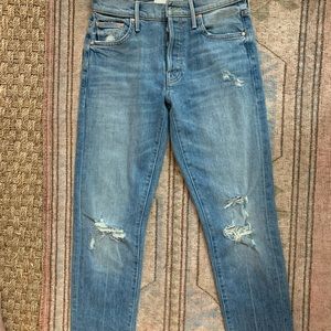 MOTHER Denim the Stinger Flood Jean